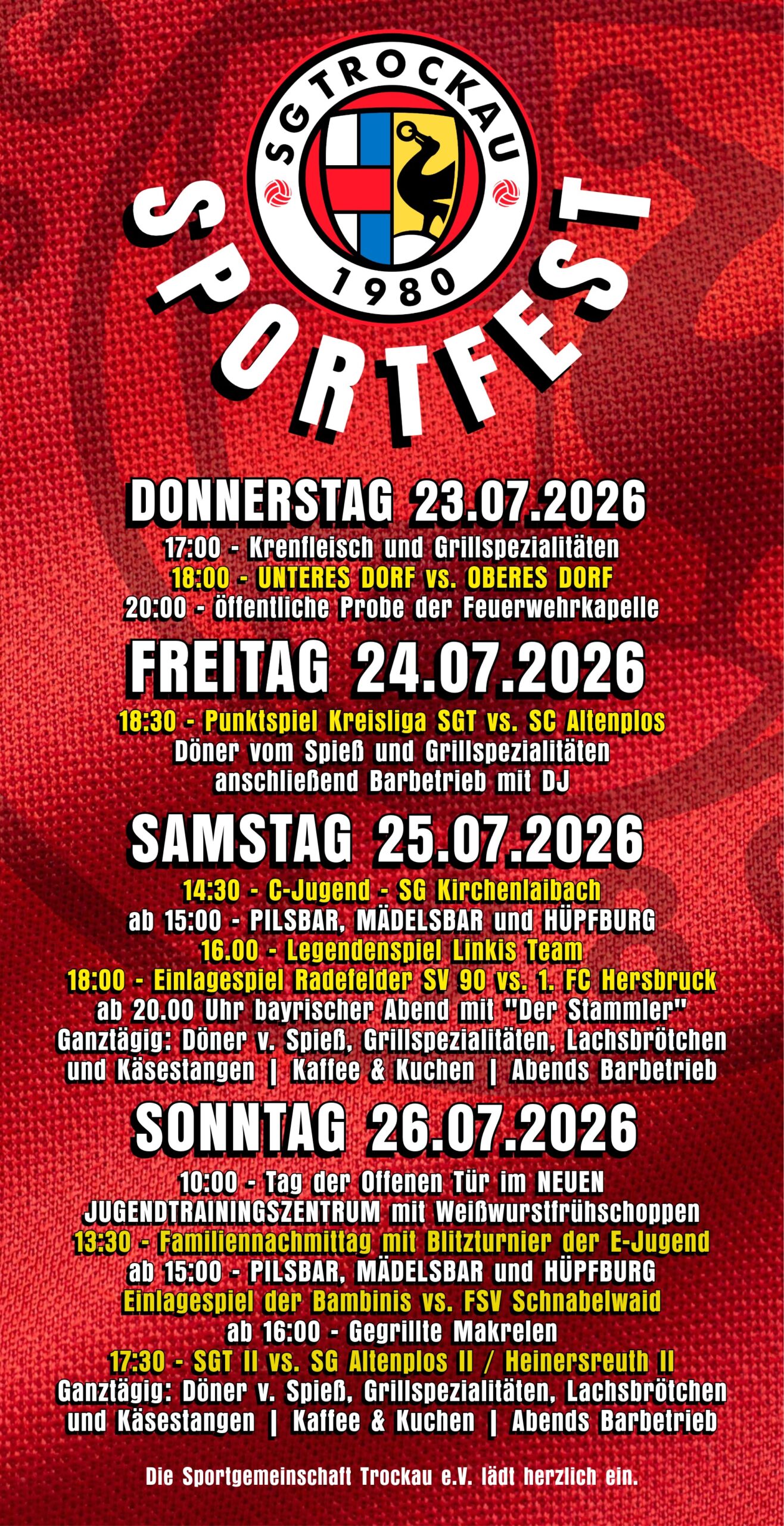 Sportfest SG Trockau