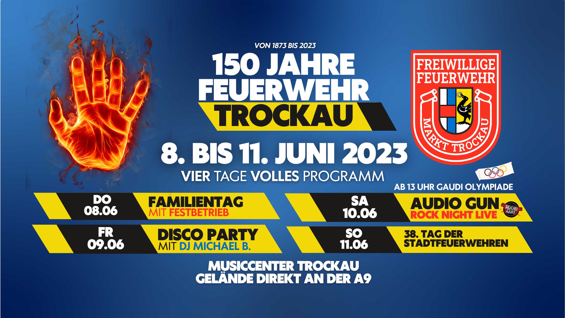 Feuerwehr Trockau wird 150 Jahre alt